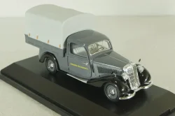 Mercedes 170V (W136) pickup truck with awning "Deutsche Bundesbahn" 1951, grey, 02264, Schuco 1:43