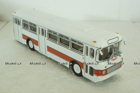 Икарус-556, бело-красный, 360003, Советский Автобус 1:43
