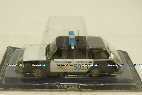 Ваз-2104 Жигули, Милицыя Гродна 1984, Полицейские Машины Мира №55, 1:43