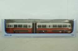 Икарус-180, красно-белый (Болгария), 350004кр, Советский Автобус 1:43