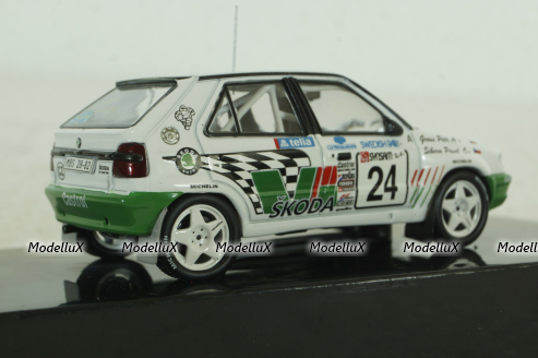 Skoda Felicia Kit Car No.24, Rally Schweden  1995, P.Sibera/P.Gross, RAC413B, Ixo 1:43