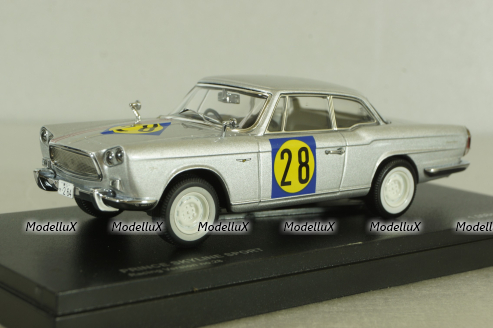 Prince Skyline Sport (BLRA-3) racing version #28, silver, 03233A, Kyosho 1:43 