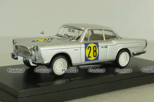 Prince Skyline Sport (BLRA-3) racing version #28, silver, 03233A, Kyosho 1:43 