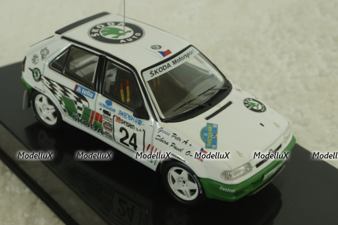 Skoda Felicia Kit Car No.24, Rally Schweden  1995, P.Sibera/P.Gross, RAC413B, Ixo 1:43