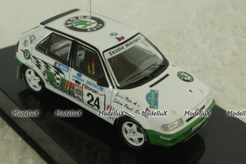 Skoda Felicia Kit Car No.24, Rally Schweden  1995, P.Sibera/P.Gross, RAC413B, Ixo 1:43