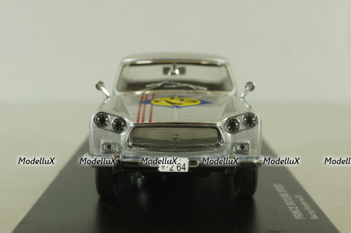 Prince Skyline Sport (BLRA-3) racing version #28, silver, 03233A, Kyosho 1:43 