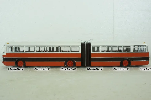 Икарус-180, красно-белый (Болгария), 350004кр, Советский Автобус 1:43