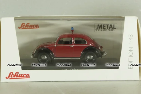 Volkswagen Beetle 1200  fire engine 1959, 450387300, Schuco 1:43