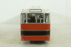 Икарус-180, красно-белый (Болгария), 350004кр, Советский Автобус 1:43
