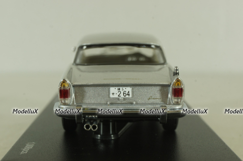 Prince Skyline Sport (BLRA-3) racing version #28, silver, 03233A, Kyosho 1:43 