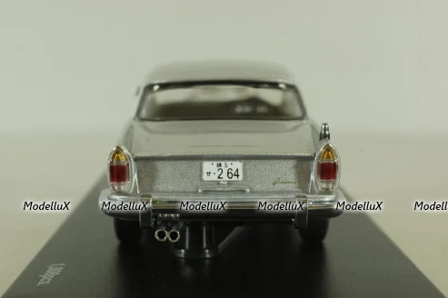 Prince Skyline Sport (BLRA-3) racing version #28, silver, 03233A, Kyosho 1:43 