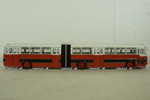Икарус-180, красно-белый (Болгария), 350004кр, Советский Автобус 1:43