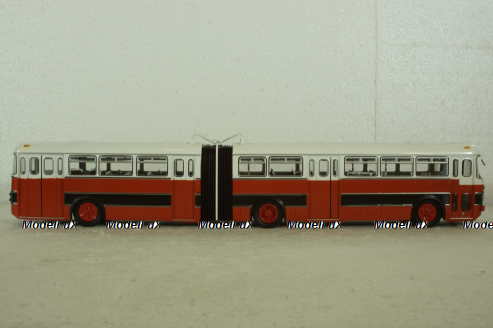 Икарус-180, красно-белый (Болгария), 350004кр, Советский Автобус 1:43