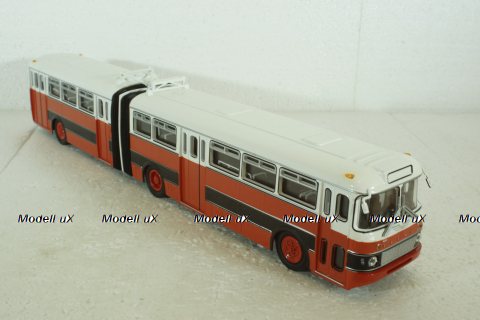 Икарус-180, красно-белый (Болгария), 350004кр, Советский Автобус 1:43