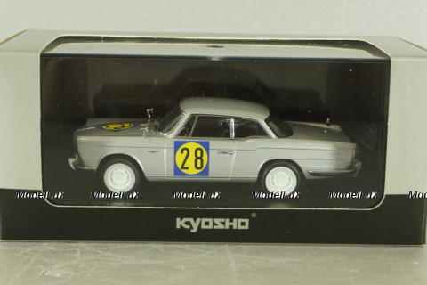 Prince Skyline Sport (BLRA-3) racing version #28, silver, 03233A, Kyosho 1:43 