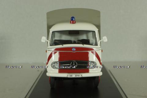 Mercedes L 319 flatbed truck Feuerwehr Dortmund, 450291600, Schuco 1:43