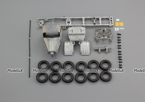 Кит, набор деталей для сборки шасси без кузова АРС-12Д, 515102, DiP Models 1:43