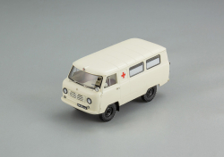 Уаз-450А, Скорая Медицинская Помощь (интерьер гражданской скорой 1960 г, 145023, DiP Models 1:43