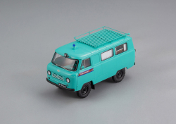 Уаз-450А, Милиция с интерьером г. Запорожье, УССР 1963 г., 145022, DiP Models 1:43