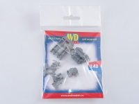 Двигатель ЯМЗ-238 с КПП 1 шт, AVD дополнения AVD143009401