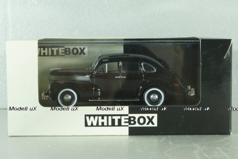 Opel Kapitan P2,6, black 1938, 179639, WhiteBox 1:43
