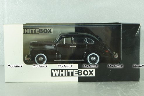 Opel Kapitan P2,6, black 1938, 179639, WhiteBox 1:43