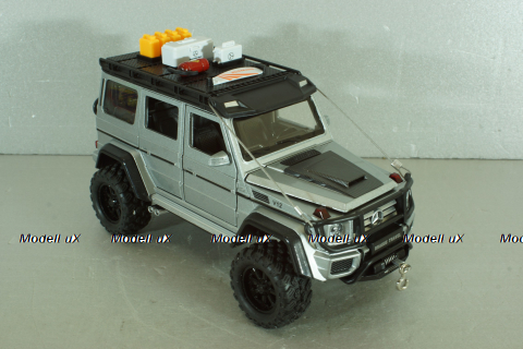 Mercedes Brabus 550 Adventure G-Class 4x4² 2017, silver, 24722S, Che Zhi 1:24