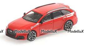 Audi RS4 Avant, 2018 red, 870018212, Minichamps 1:87