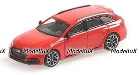 Audi RS4 Avant, 2018 red, 870018212, Minichamps 1:87