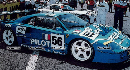 Ferrari F40 LM Le Mans 1996 Pilot Pen Racing, P18139H, BBR 1:18