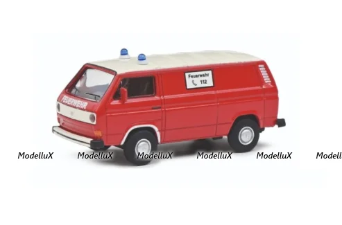 Volkswagen T3 Feuerwehr, 452027900, Schuco 1:64