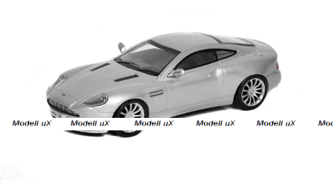 Aston Martin V12 Vanquish 2001, silver, Суперкары, лучшие Автомобили Мира #8, Deagostini 1:43