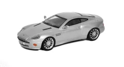 Aston Martin V12 Vanquish 2001, silver, Суперкары, лучшие Автомобили Мира #8, Deagostini 1:43