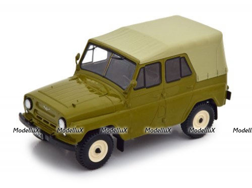 УАЗ 469 green, WB124069, WhiteBox 1:24