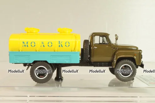 Газ-53А АЦПТ-3,3 "Молоко", хаки/желтый, 1973 г., 105357, DiP Models 1:43
