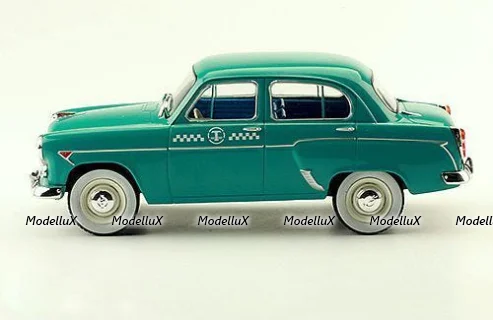 Москвич 407 Такси Легендарные советские автомобили №68, Hachette 1:24
