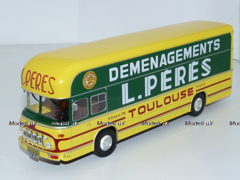 Berliet PLR 8 MU Carrosserie Dubos, yellow/green, Altaya 1:43