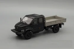 Газон NEXT C42А33 бортовой черный/серый, НАП Н245 1:43