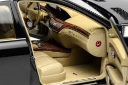 Mercedes-Benz S 600L (221), black, MotorHelix 1:18