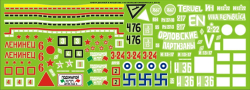 Декаль Бронемашины БА-6, БА-10 