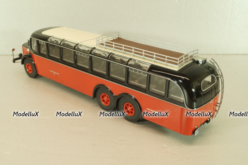 Mercedes-Benz O 10000 bus 1937, red/black, 12304, Premium Classixxs 1:43 Уценка!