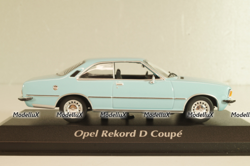 Opel Record D Coupe 1962, blue, 940044021, Maxichamps 1:43