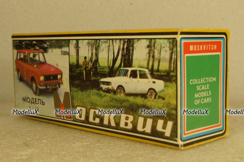 Москвич-408, голубой, июнь 89г., Тантал/Радон  1:43