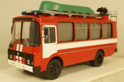 АСА-16 (3205) пожарный аварийно-спасательный автомобиль ПАЗ-3205, TruckTyr 1:43