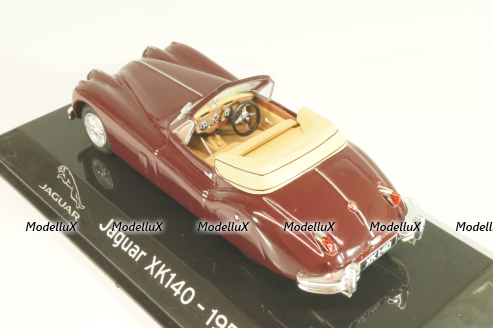 Jaguar XK 140 1954, brown, Altaya 1:43 Уценка!