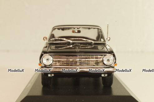 Opel Record A Coupe 1962, black, 940041021, Maxichamps 1:43