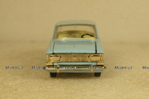 Москвич-408, голубой, июнь 89г., Тантал/Радон  1:43