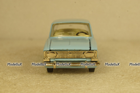 Москвич-408, голубой, июнь 89г., Тантал/Радон  1:43