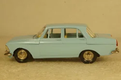 Москвич-408, голубой, июнь 89г., Тантал/Радон  1:43