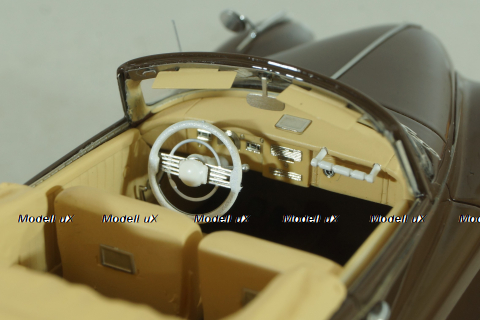 BMW 502 Cabrio Autenrieth 1956, brown, 46385, NEO 1:43